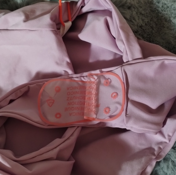 Off-White Lavender One-Piece Swimsuit Sz 42 ( Us M) Rare, sold out every where - Picture 6 of 9